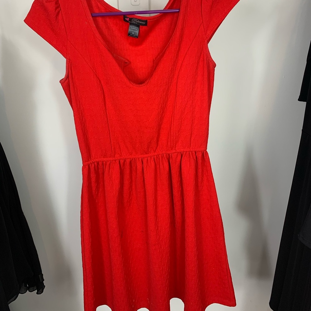 Red dress